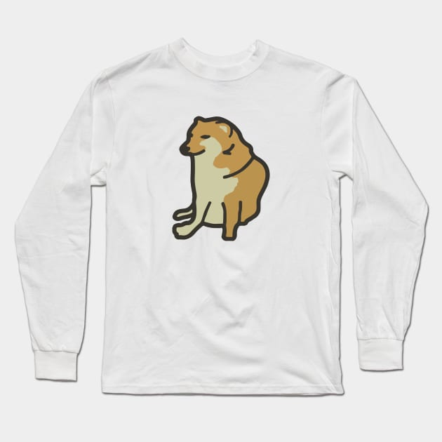 Cheems Long Sleeve T-Shirt by Alistar